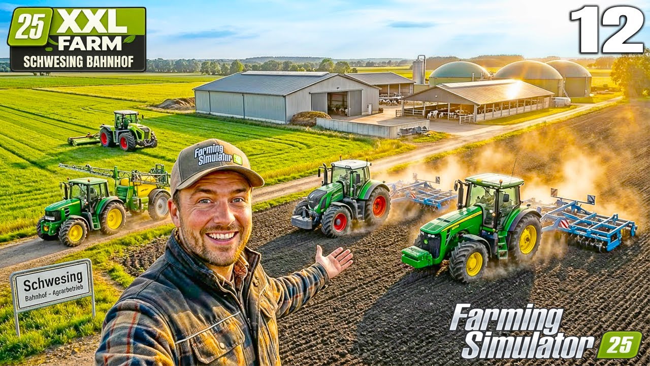 THE POWER OF TWO! 🚜 Fendt 936 & JD 8420 Double Tillage│FS25│XXL FARM│Timelapse #12