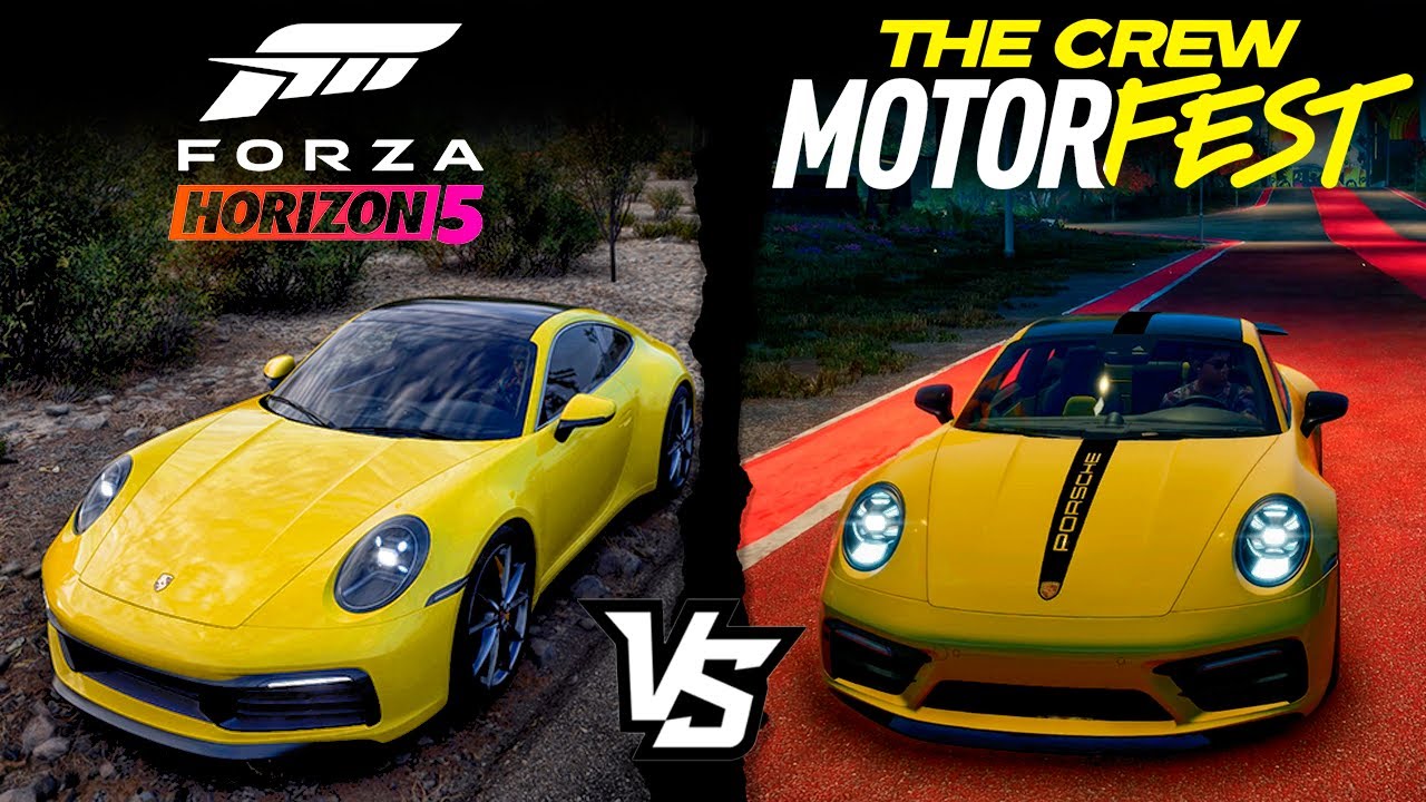 Forza Horizon 5 vs The Crew Motorfest (Playstation 5) - Сравнение игр
