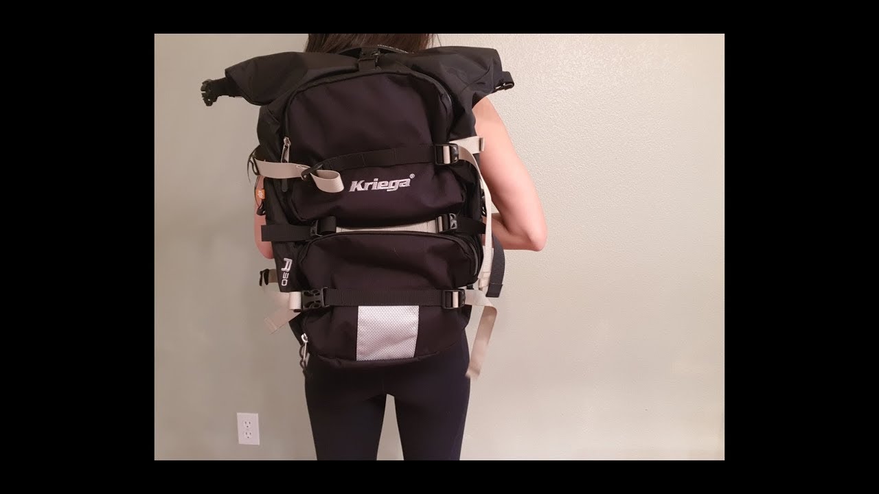 KRIEGA R30 Waterproof Motorcycle Touring Backpack Product Review