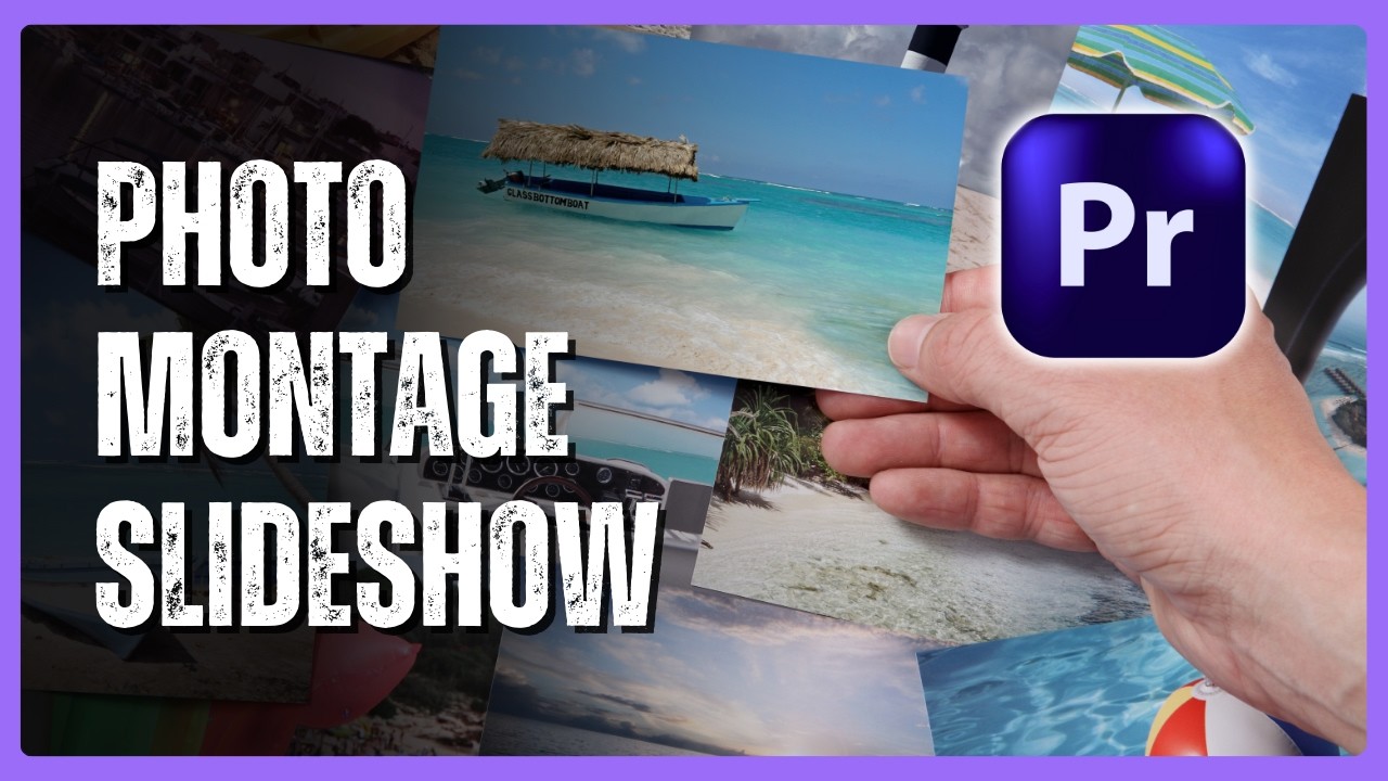 Как создать слайд-шоу из фотомонтажа в Adobe Premiere Pro