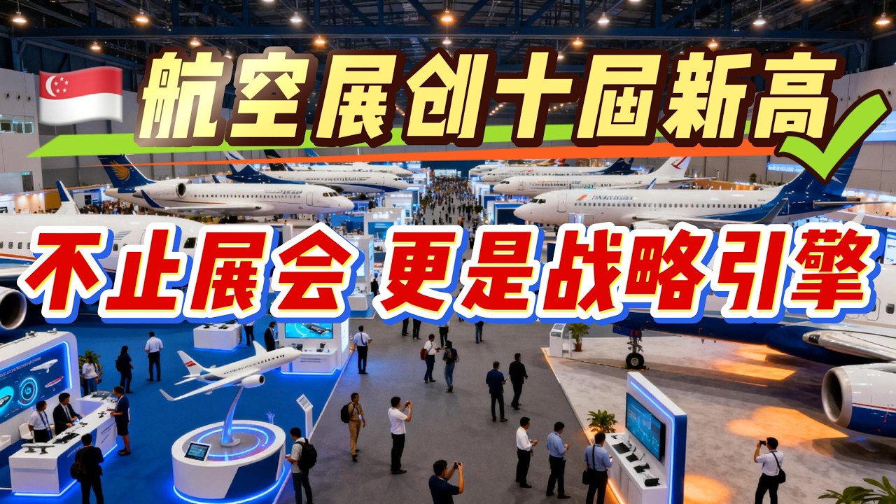 创历史新高！6.5万商客到访，1100+企业齐聚，95%续展率   新加坡航空展为什么越来越强？｜新加坡政经