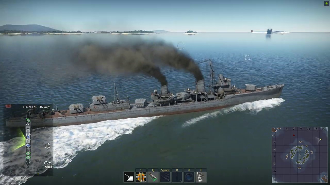 War Thunder - 1.89 Dev : Yugumo Class Destroyer Kiyoshimo