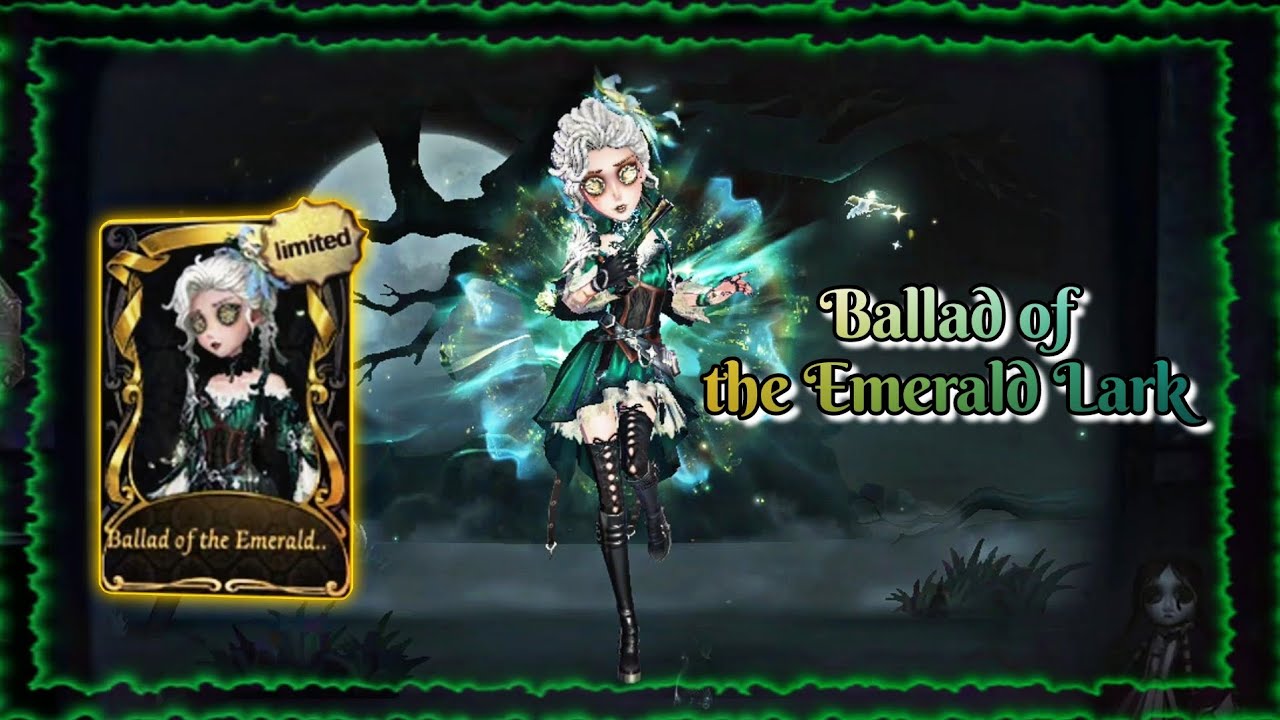 Identity V | Coordinator - Ballad of the Emerald Lark Skin Limitada | Gameplay 