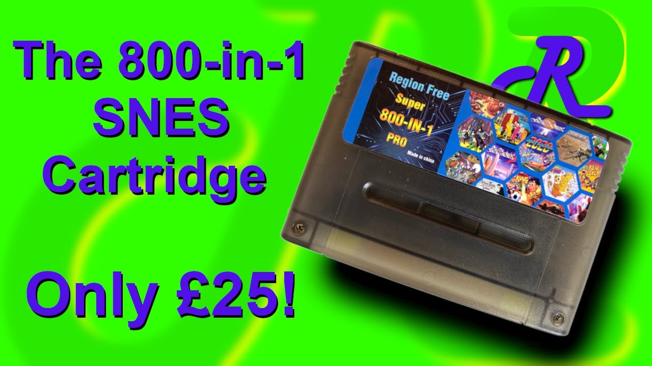 The 800-in-1 £25 Replica Everdrive Super Nintendo Cartridge