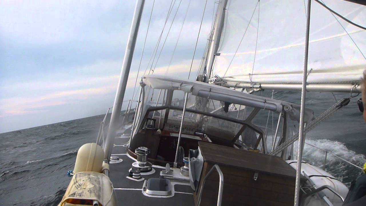 Fast sailing from Marstal to Kiel