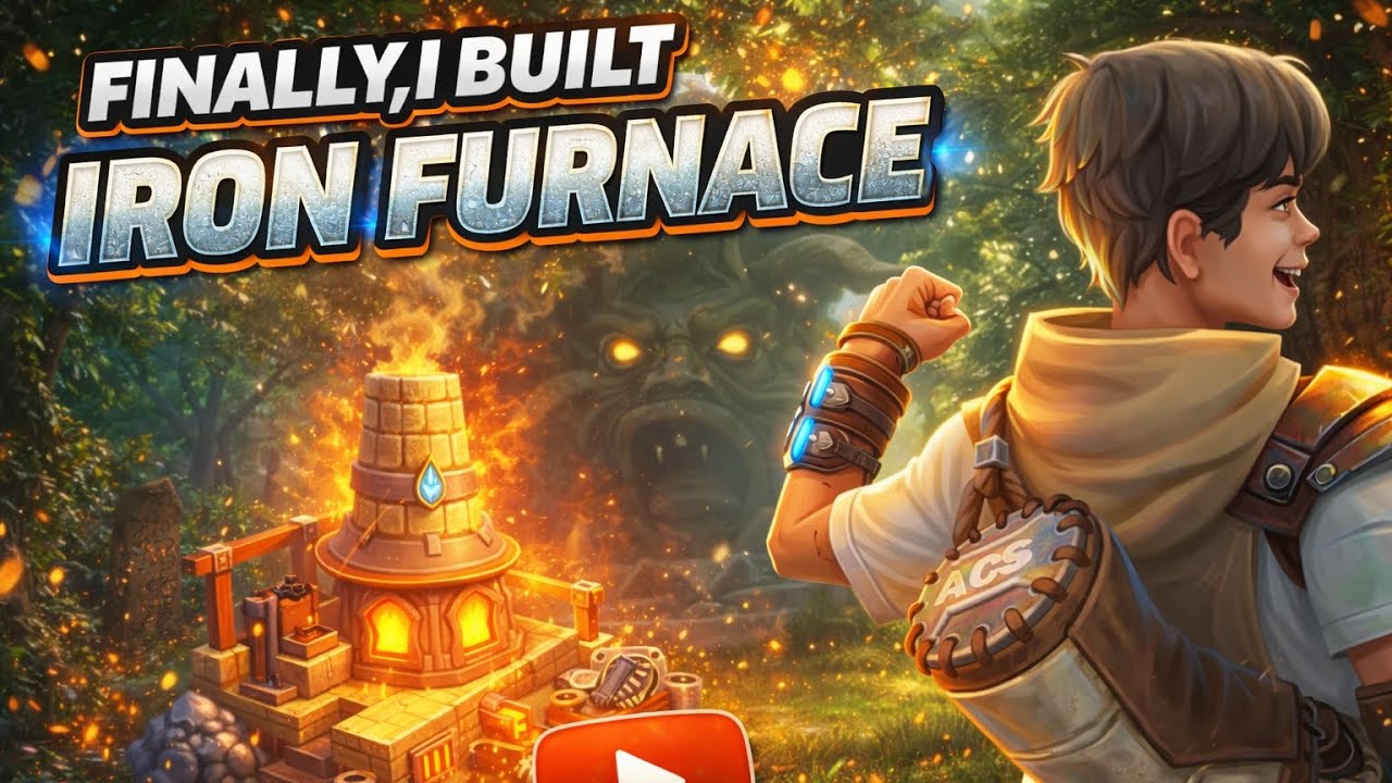 FINALLY! I BUILT THE IRON FURNACE 🔥 | Amikin Village Gameplay #amikinvillage 