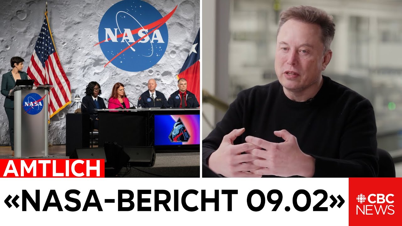 Die NASA-Präsentation, bei der das Wesentliche außerhalb des Bildes blieb
