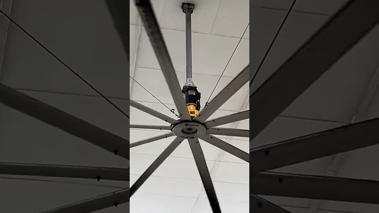 Panasonic, Hunter, HVLS MacroAir and BAF ceiling fans, and generic clip fan