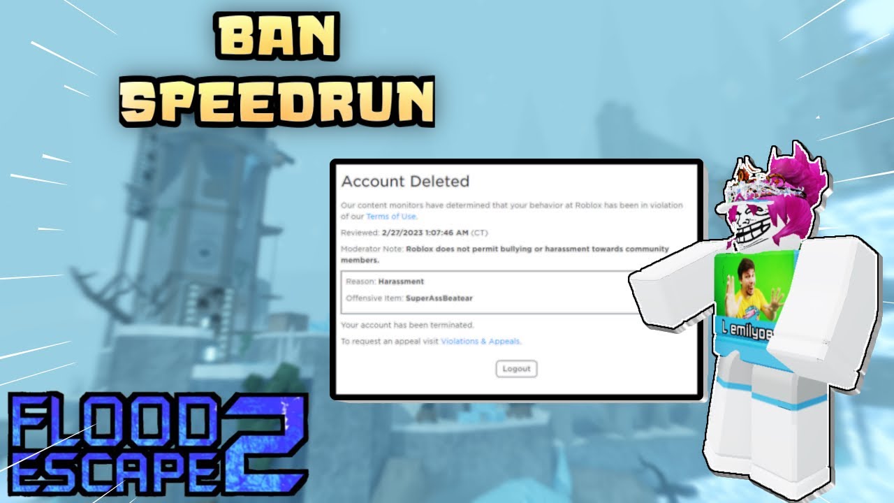 Flood Escape 2 Ban Speedrun