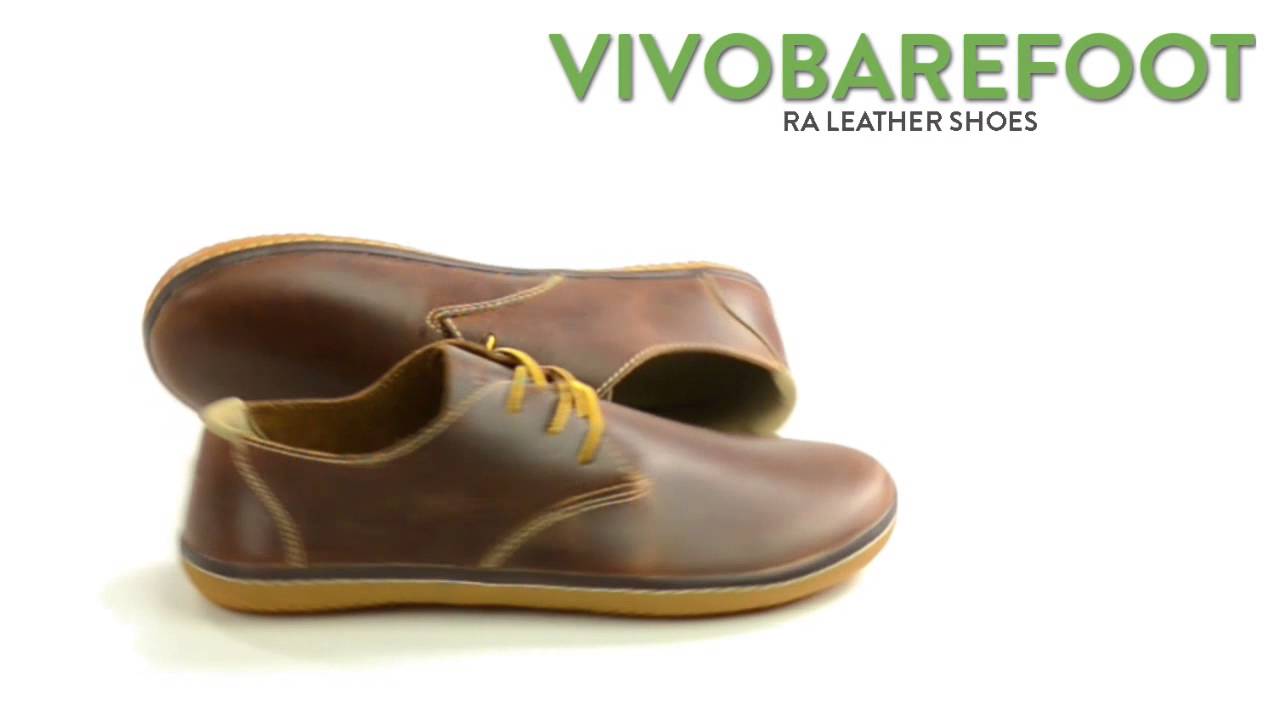 Vivobarefoot RA Leather Shoes - Contrast Laces, Minimalist (For Men)