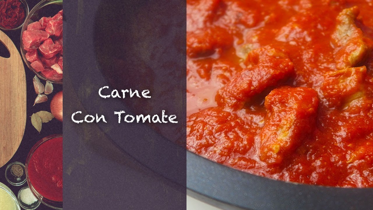 Carne Con Tomate (Receta Tradicional)