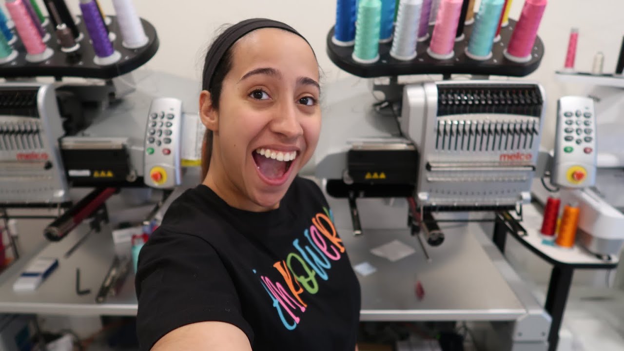 Why I Chose the MELCO EMT16X Embroidery Machine For My Home T-shirt Business!