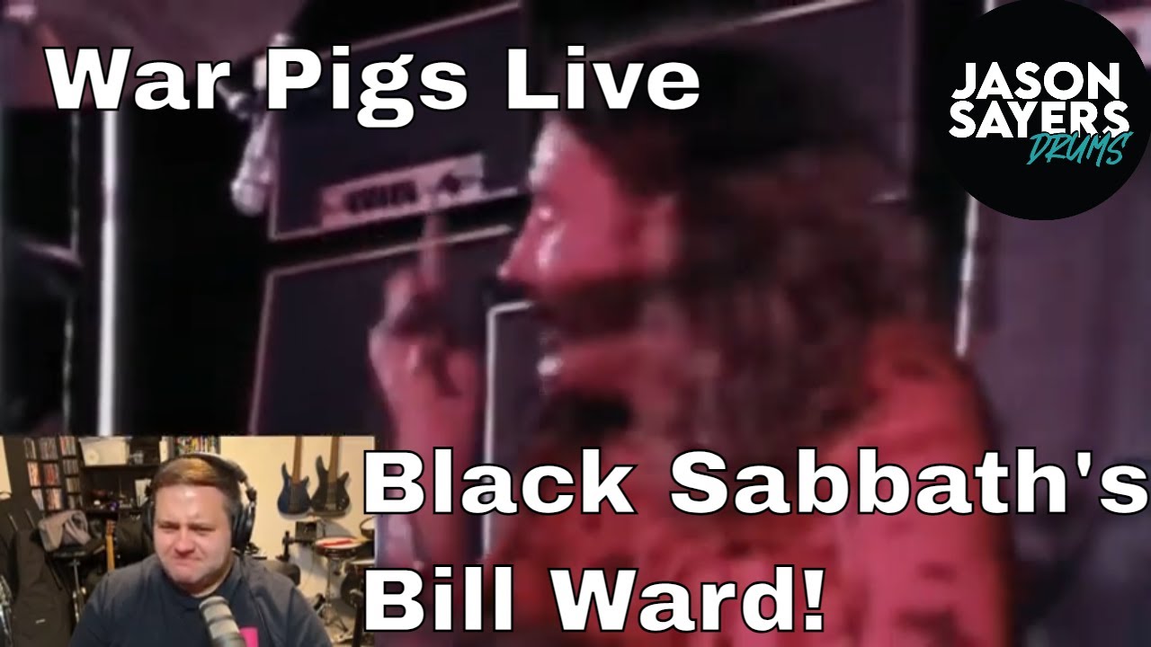 Drummer reacts to Black Sabbath (Bill Ward) - War Pigs Live