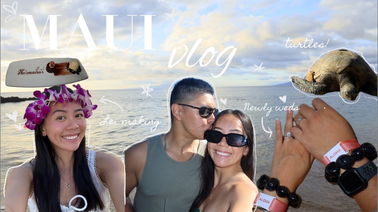 HAWAII VLOG: Honeymoon, Snorkeling in MAUI, Resorts & more! 🐢🌴 🌺 🐚