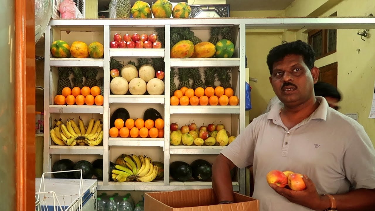 Famous Fruit Salad in Madhura Nagar | Kamal's Juice | Butter Milk | Badam Milk | Mixed Fruit Juice