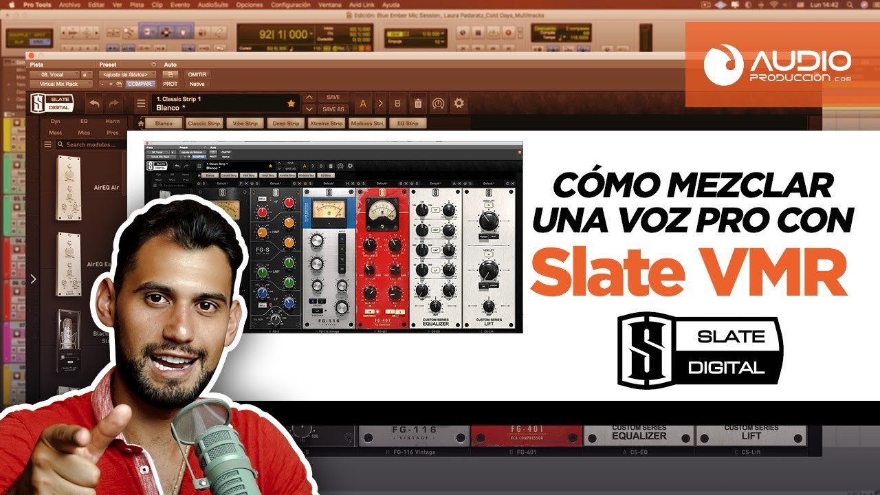 Cómo Mezclar Una Voz Pro Con Slate VMR