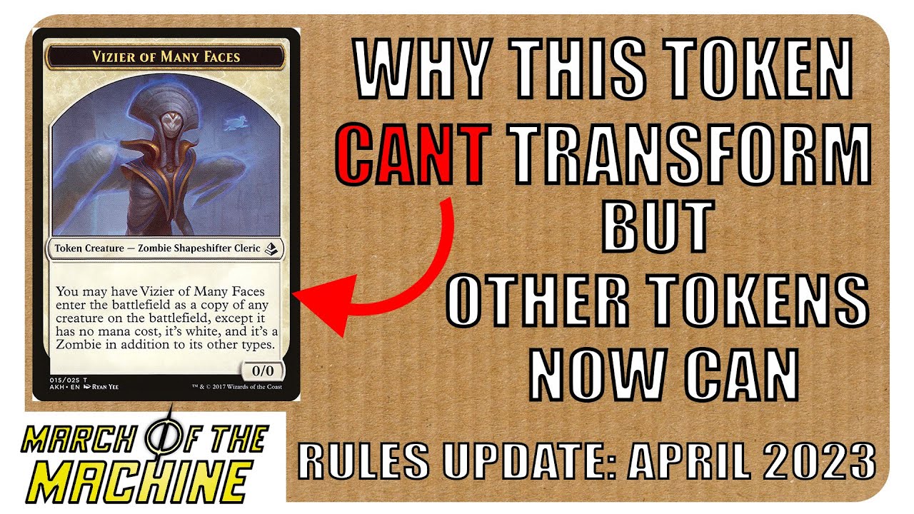 DONT MAKE THIS MISTAKE - March of the Machine Token Rules Update - MTG