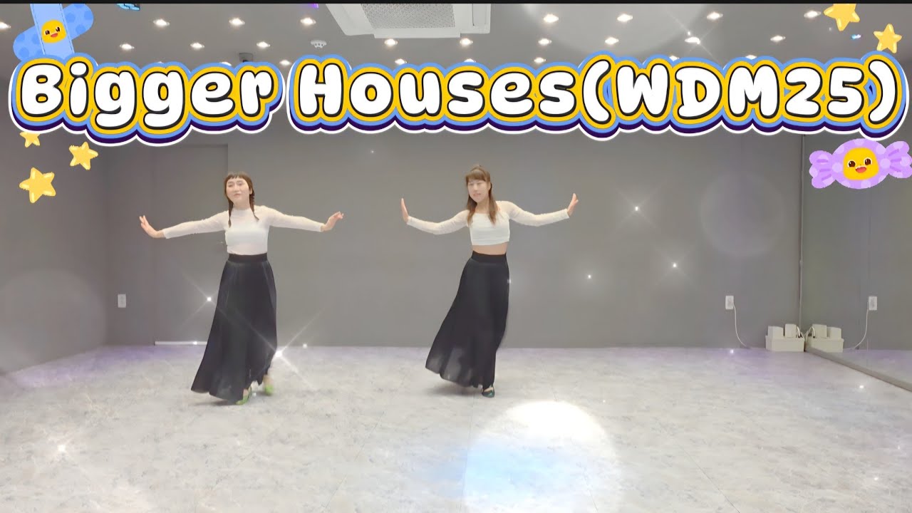 [LINE DANCE][초급] Bigger Houses (WDM25) Line dance/  Beginner/  #비거 하우스 라인댄스 / Helen Parkyn