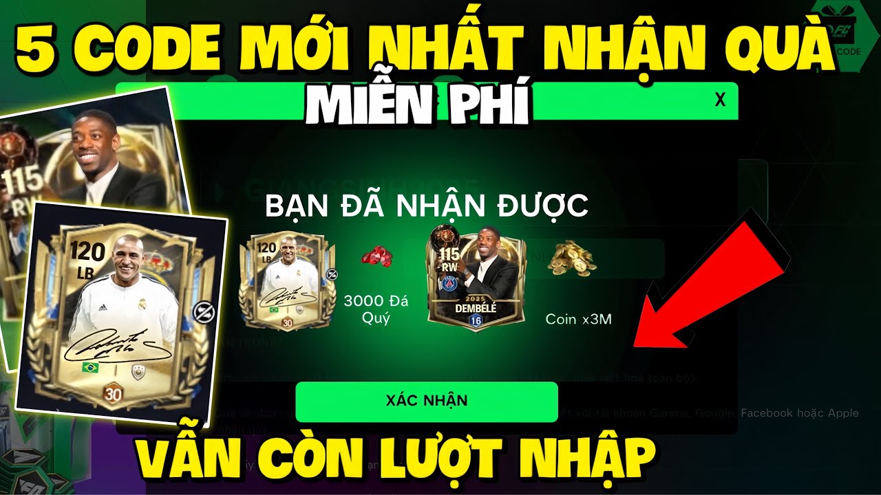 Nhập 5 Code Fc Mobile VN Mới Nhất Nhận Pack Cầu Thủ Miễn Ph&iacute; C&ograve;n Sử Dụng Được