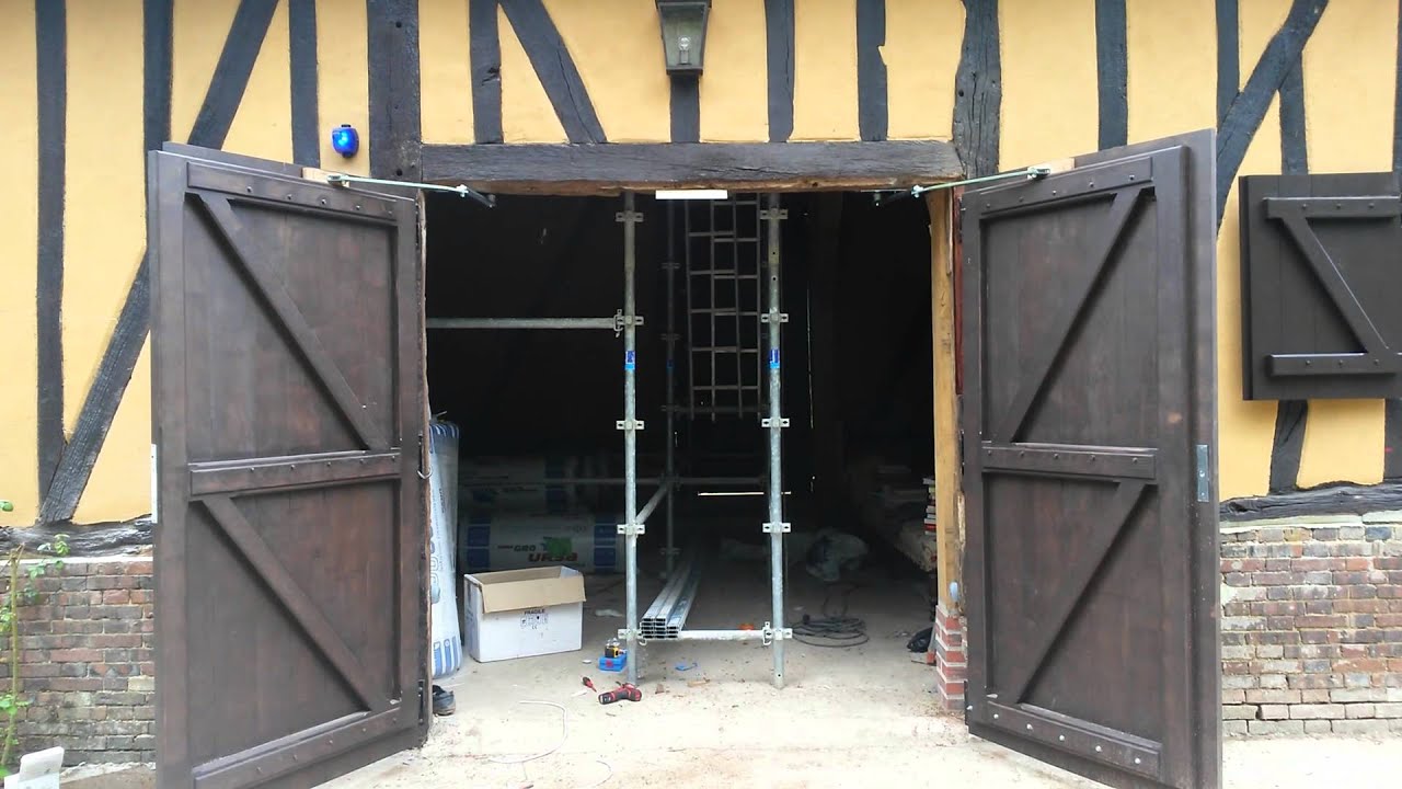 Motorisation pour ouverture de porte de garage