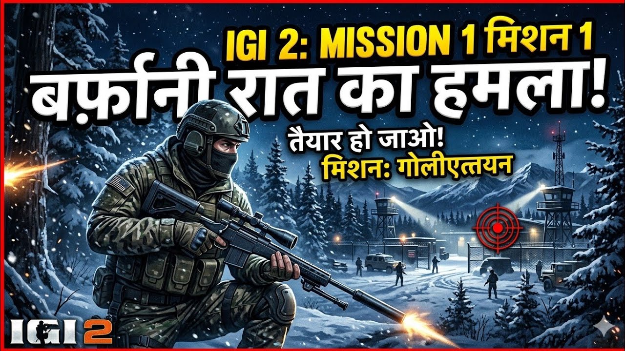 IGI 2 Mission 1 Urdu Story | Secret Base Infiltration | Full Gameplay Hindi Urdu