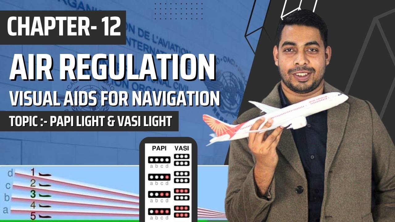 AIR REGULATION CHAPTER - 12 | PAPI Light | VASI Light क्या होता है | DGCA Free Ground Classes