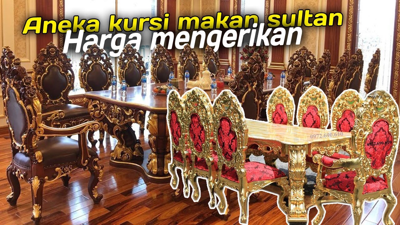 34 Model Kursi Makan Premium Termewah Dan Termahal