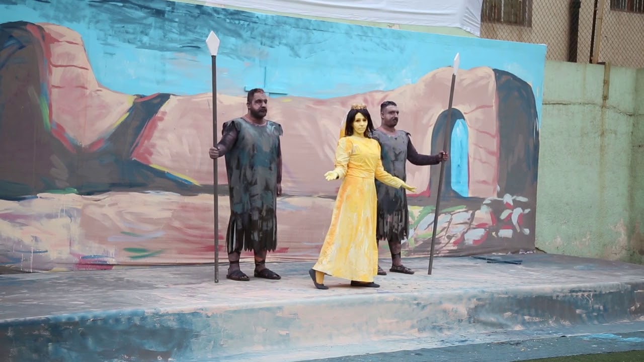 مسرحية (صليب المسيح )شبيبة مار كوركيس .2017.