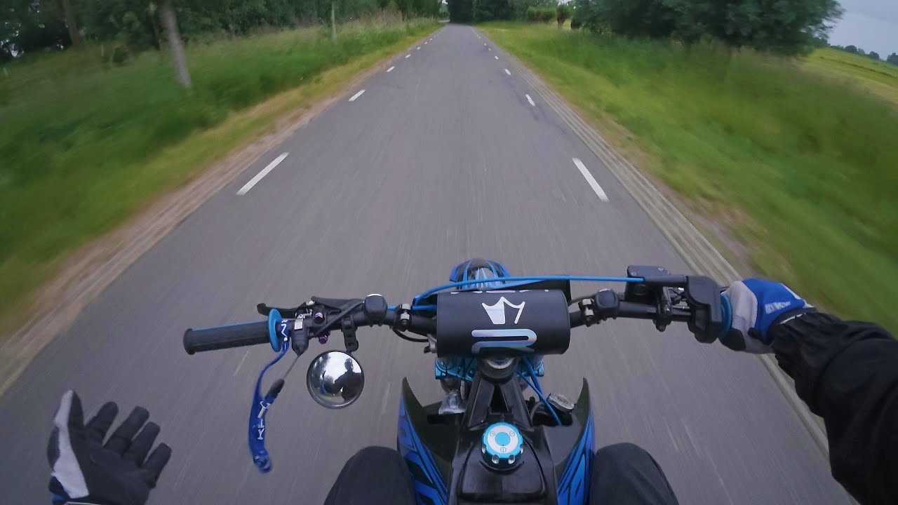 POV ride Derbi senda 88cc [4k 120fps]