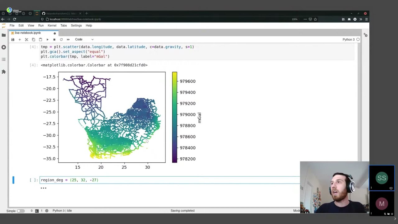 Tutorial: Processing gravity data with Harmonica