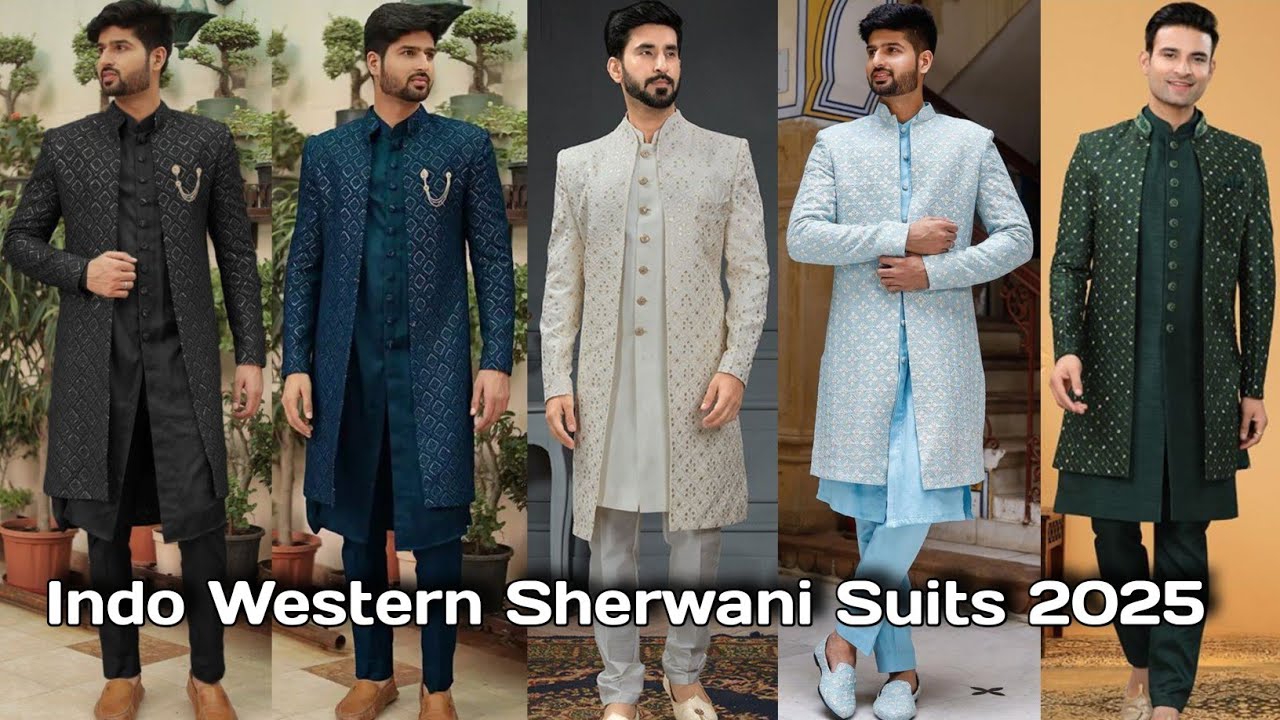 Best Wedding Indo Western Sherwani Suits Design 2025 For Men's @fashioncollect_05