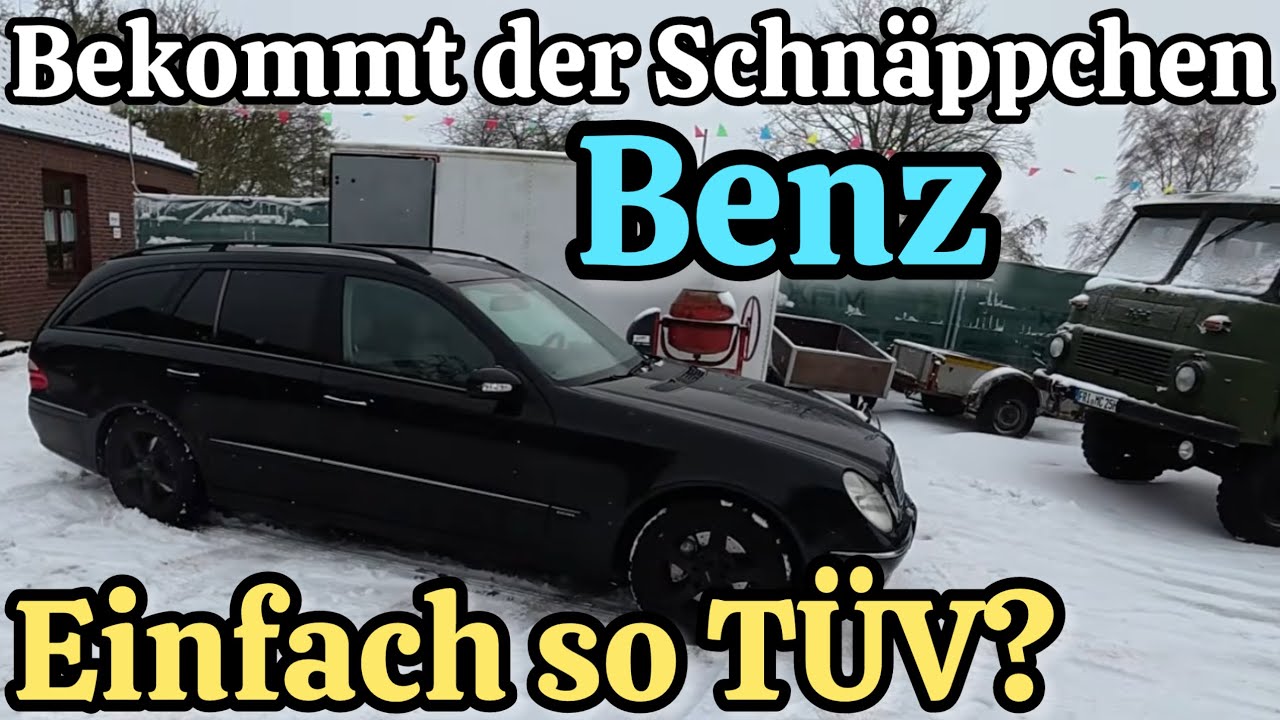 TÜV Touren im (plötzlichen) Schneegestöber, bekommt der „neue“ Mercedes Tüv?