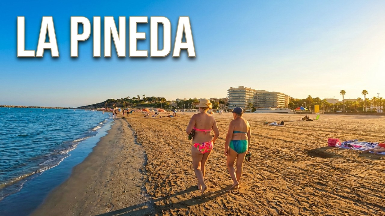 LA PINEDA - SPAIN  WALKING TOUR  June 14/2023 4k HDR