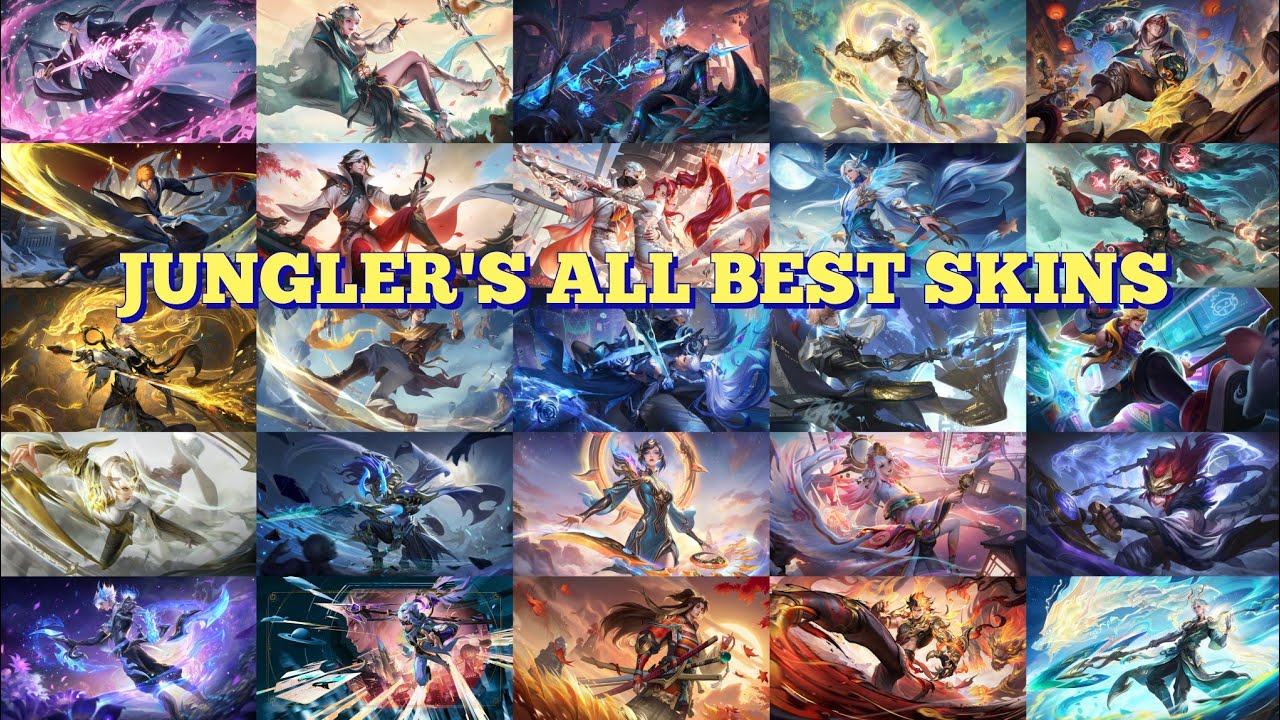 JUNGLER'S ALL BEST SKINS • HONOR OF KINGS