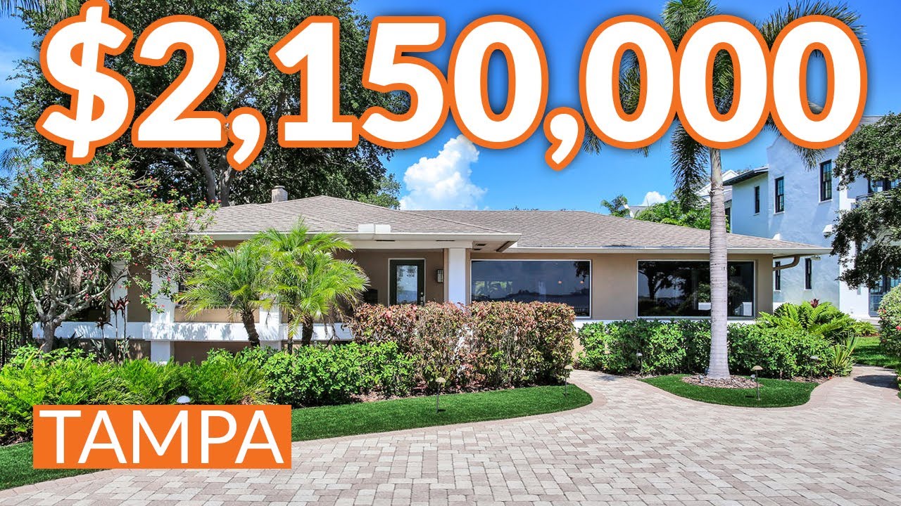 Inside a  $2,150,000 Contemporary Bayshore Boulevard Gem | 4615 Bayshore Boulevard Tampa, FL 33611