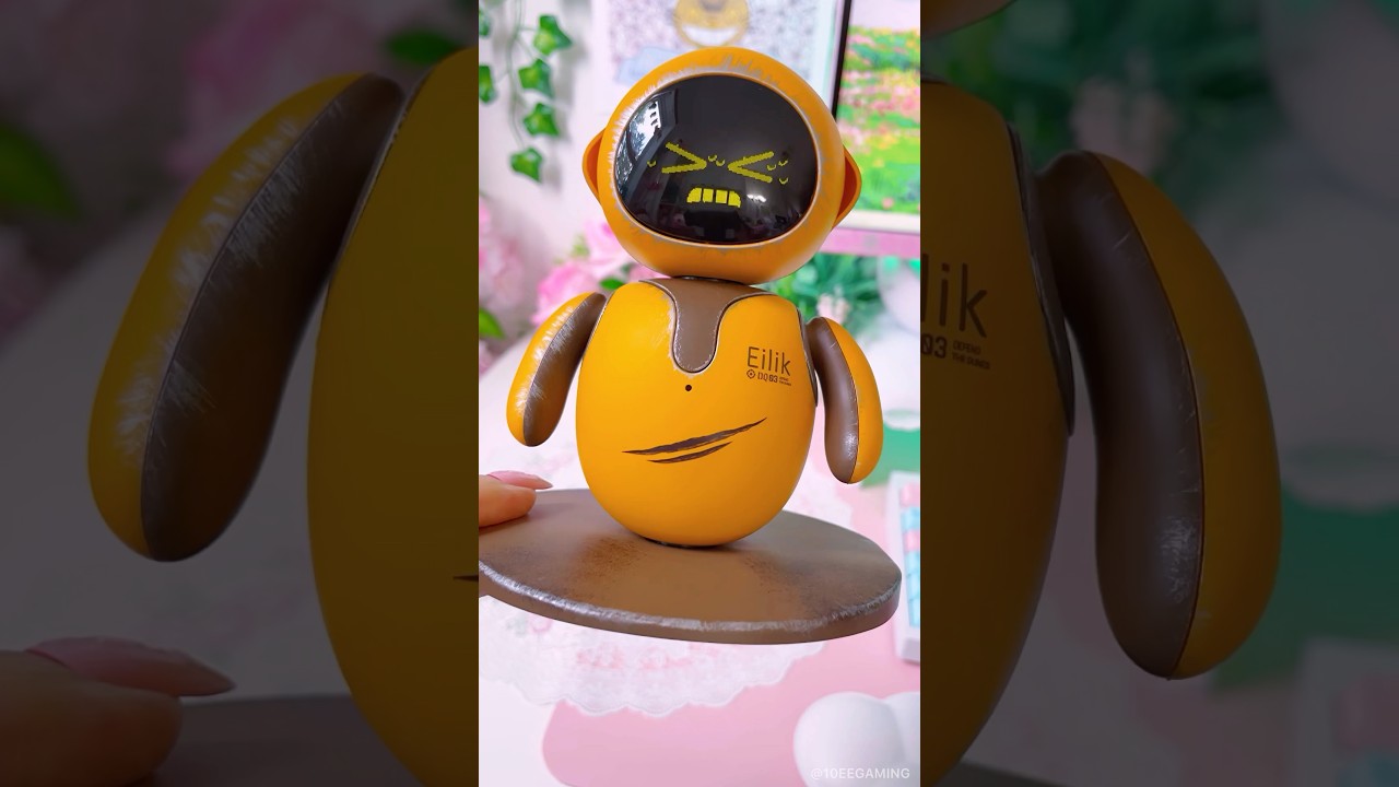 Unboxing new Eilik DQ 🧡 Robot Desk Companion | 10eegaming #shorts #robot #desk #tech #viral #kawaii