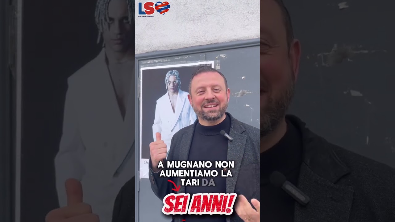 Luigi Sarnataro -𝗗𝗮 𝟲 𝗮𝗻𝗻𝗶 𝗮 𝗠𝘂𝗴𝗻𝗮𝗻𝗼 𝗹𝗮 𝗧𝗔𝗥𝗜 𝗻𝗼𝗻 𝗮𝘂𝗺𝗲𝗻𝘁𝗮  (09.03.26)