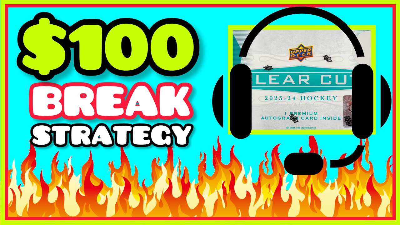 CASE HIT!! $100 Group Break Strategy Tutorial for Upper Deck Clear Cut Hockey (2025)