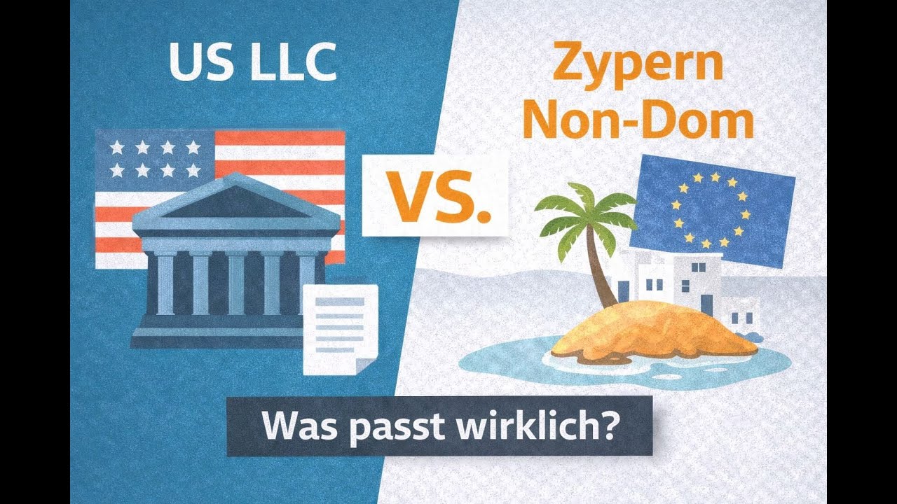 US LLC oder Zypern Non-Dom? Die richtige Struktur f&uuml;r Auswanderer und Digitale Nomaden