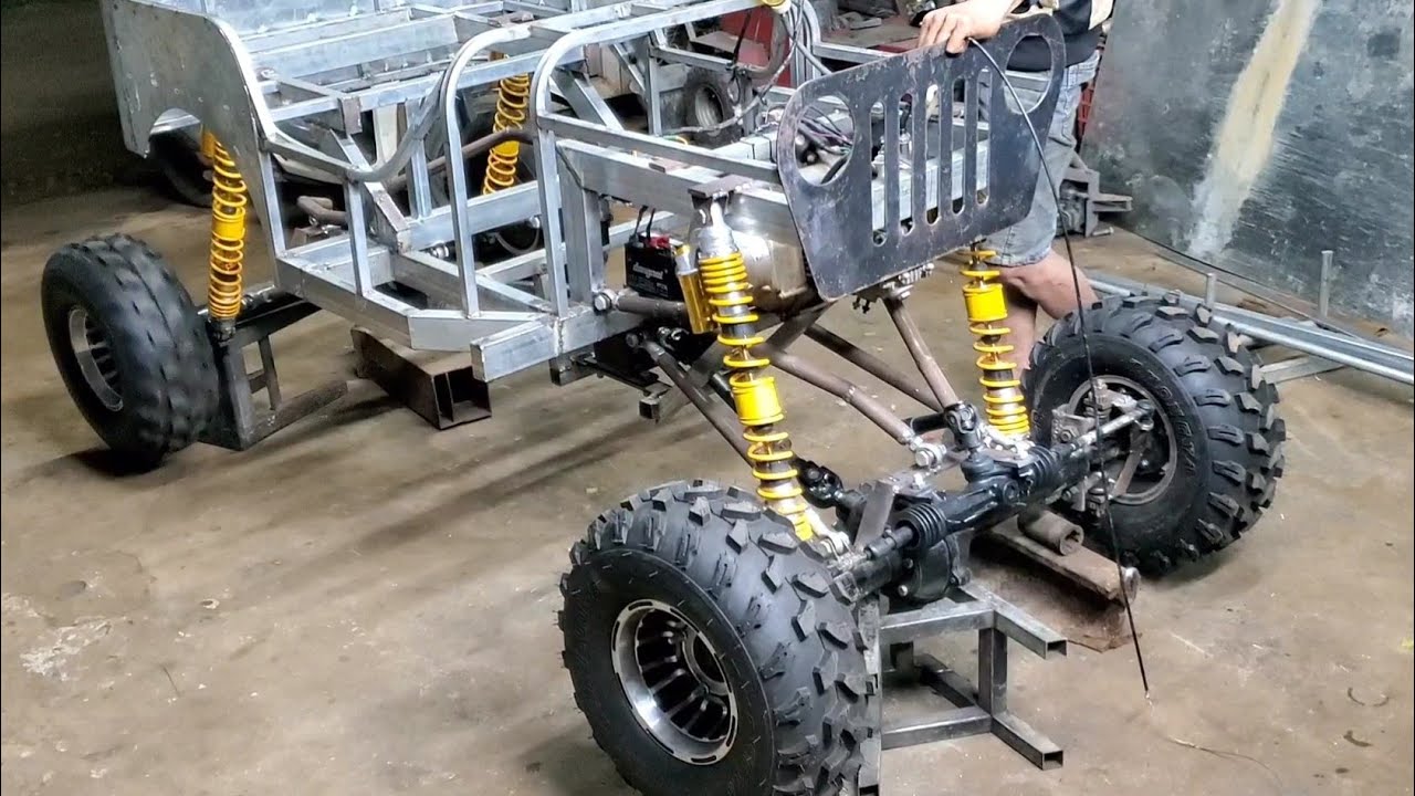 HOMEMADE 4X4 MINI JEEP ROCK CRAWLER 4WD P4