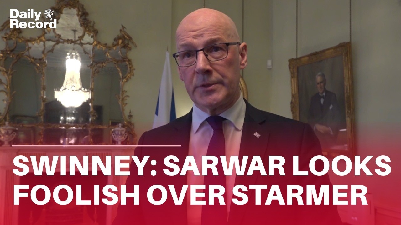 John Swinney calls Anas Sarwar &lsquo;foolish&rsquo; over Starmer resignation call