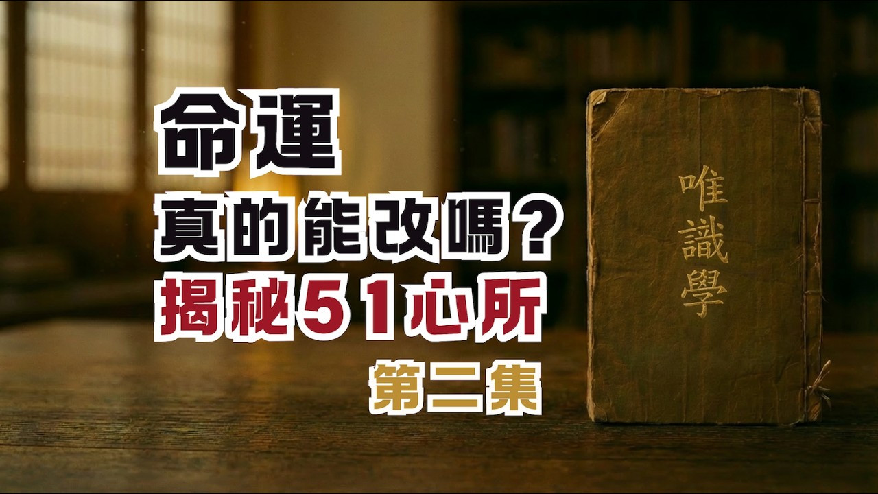 【唯識修行】比算命更靈的改命大法：揭秘「念頭」如何編織你的未來，掌握命運的底層邏輯｜實踐唯識學第二集｜尋道分享