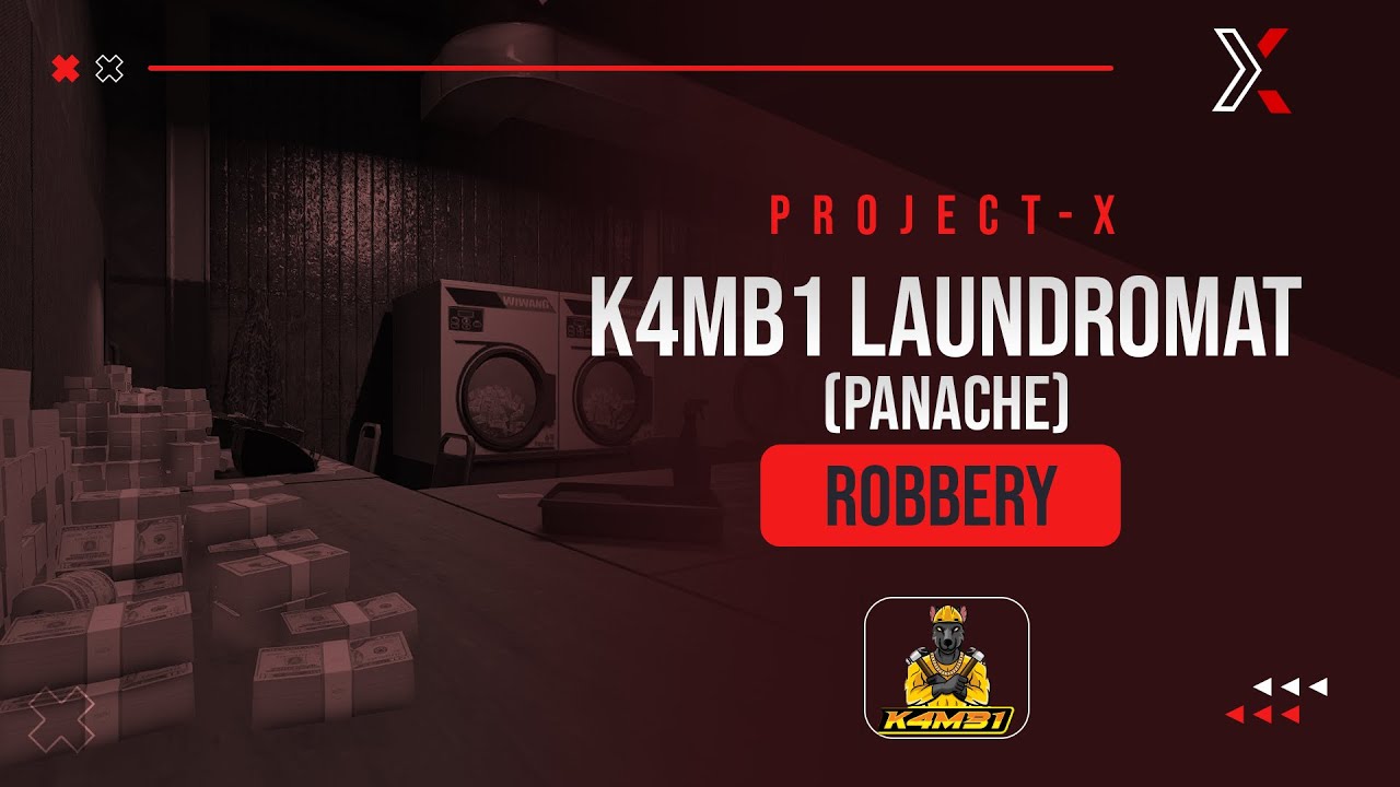 FiveM K4MB1 Laundromat Robbery (Panache) - QB | QBOX | ESX | Custom