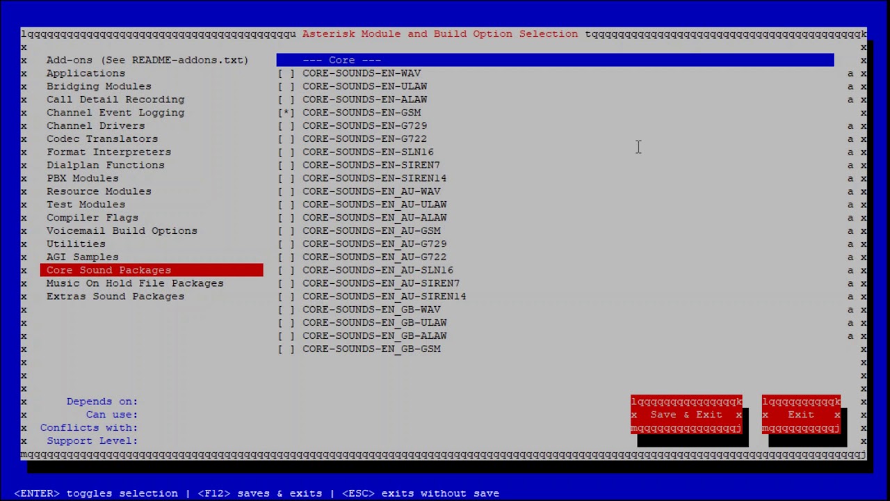 Ручное создание образа Docker Asterisk 16 на базе Debian 9 (тестовый прогон)