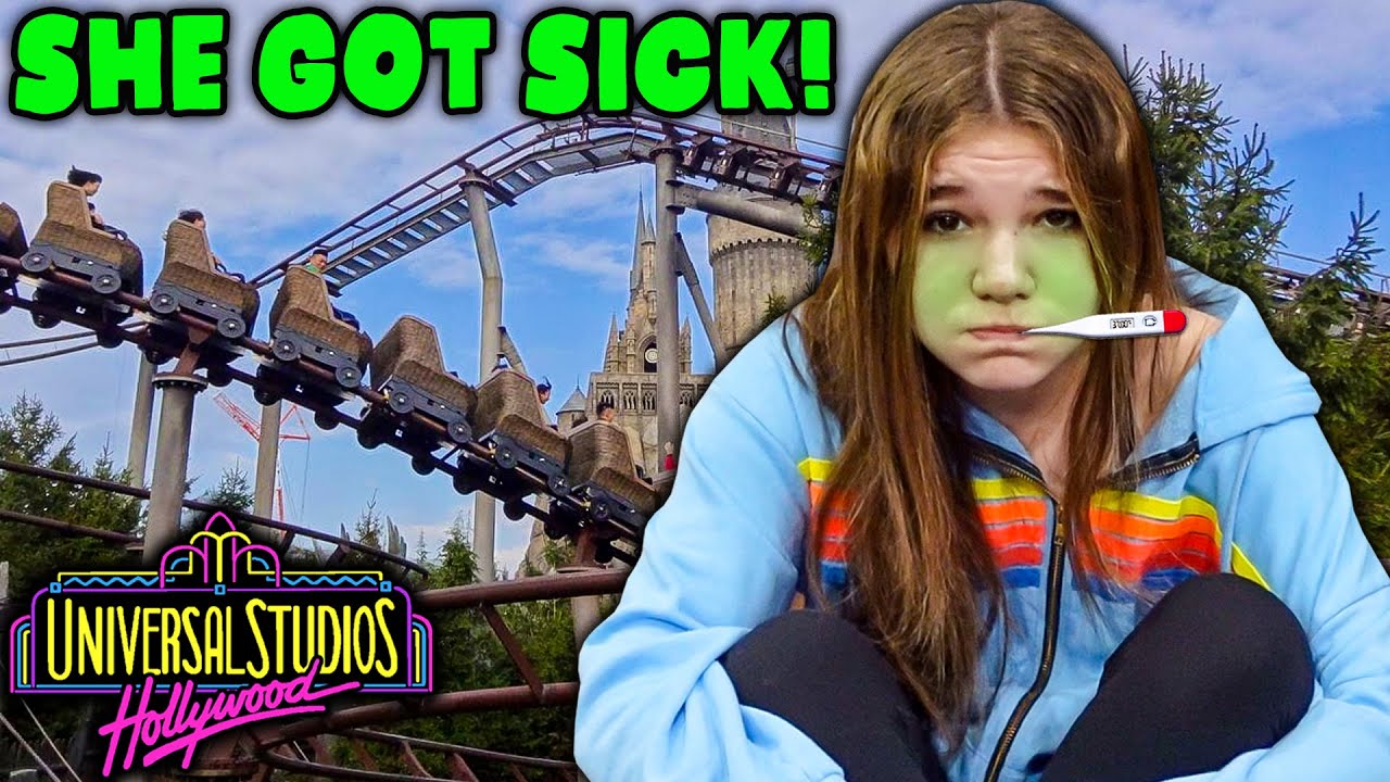 She Got Sick On Vacation In Universal Studios! @My Two Earthlings