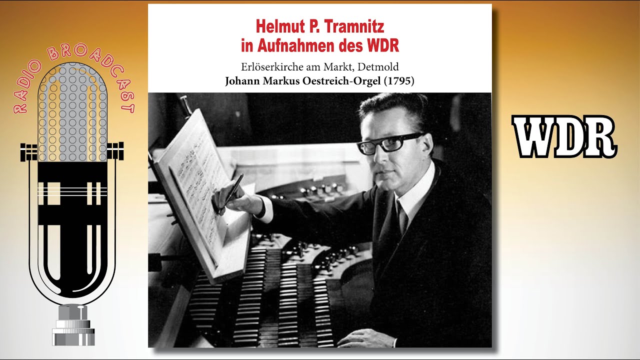Helmut P. TRAMNITZ an der Johann Markus Oestreich-Orgel der Erlöserkirche am Markt in Detmold