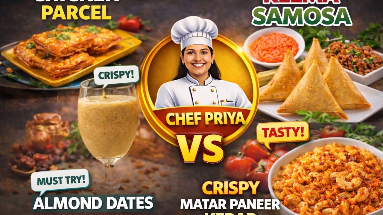 Keema Samosa vs Chicken Parcel | Crispy Matar Paneer Kebab Re