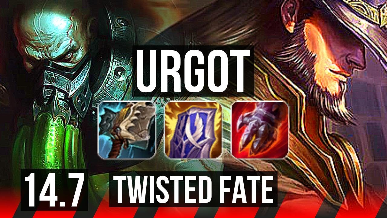 URGOT vs TF (TOP) | Comeback, 9/2/15, 600+ games, Legendary, Rank 12 Urgot | KR Master | 14.7