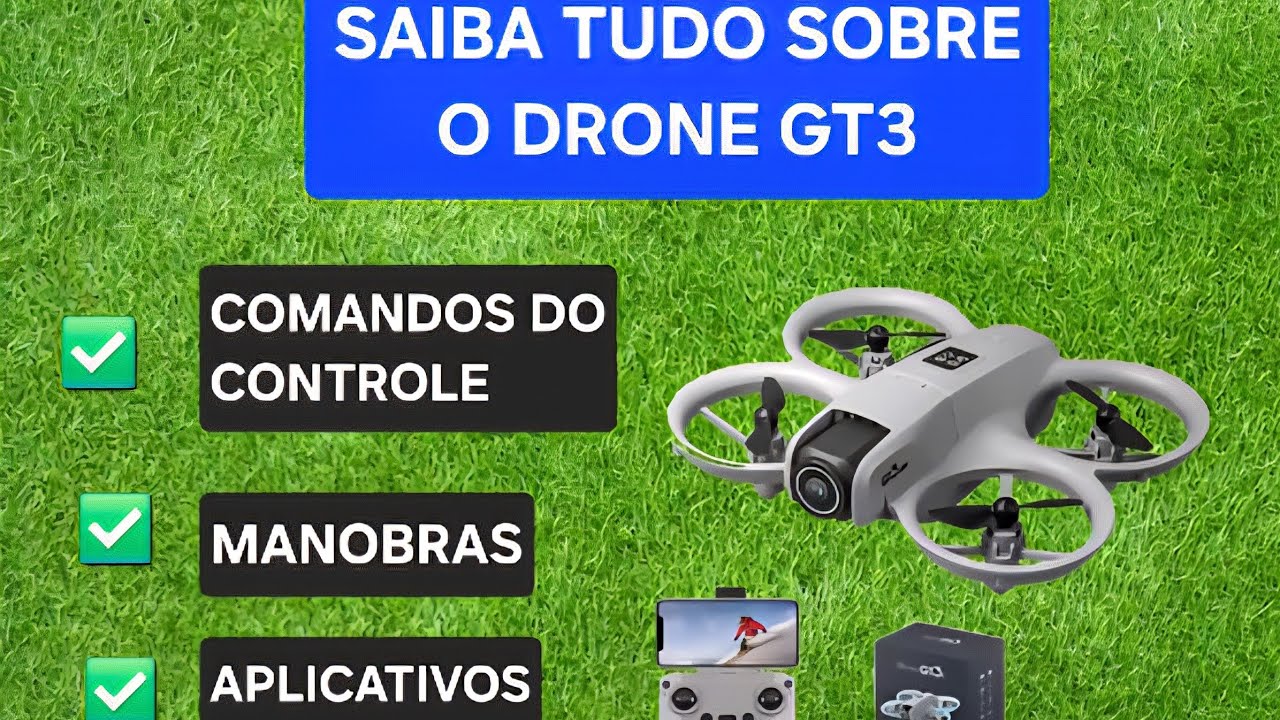 Drone GT3, aprenda todas as funções