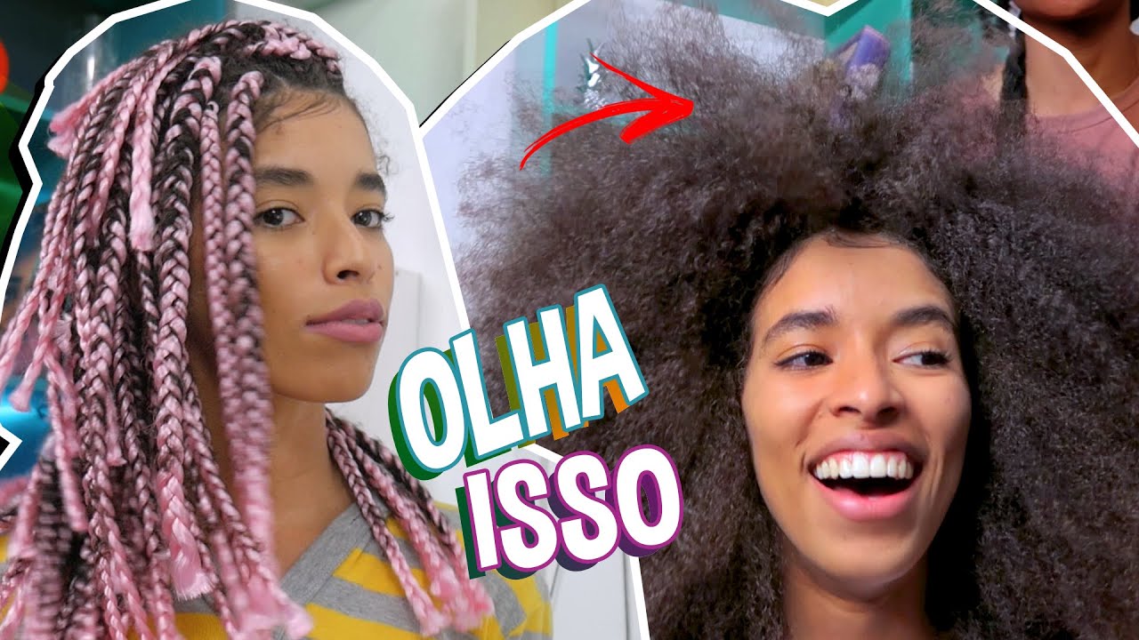 DUAS MANEIRAS DE TIRAR AS TRANÇAS BOX BRAIDS